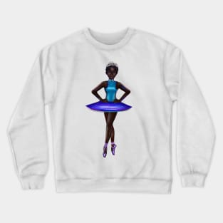 Ballerina Noor #4 - beautiful  black ballerina with corn rows Crewneck Sweatshirt